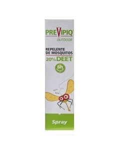 Previpiq Outdoor 20% DEET Spray Repelente Mosquitos 75ml