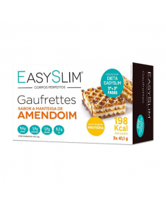 Easyslim Gaufrettes Sabor Manteiga Amendoim 3x41,1gr