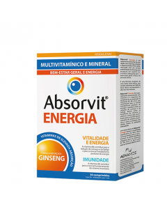 Absorvit Energia Suplemento Comprimidos 30un.
