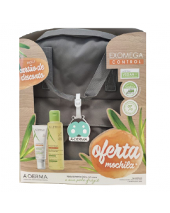 A-Derma Exomega Control Mochila Creme Emoliente + Óleo de Duche