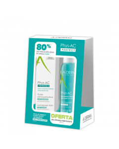 A-Derma Pack Phys-AC Fluido Perfect AH + Gel Espuma Purificante