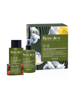 Alfaparf Benvoleo The Glossy Kit Shampoo 275ml + Spray Condicionador 200ml + Shampoo Sólido 80g