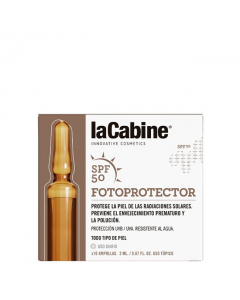 La Cabine Ampolas Fotoprotector SPF50 10X2ml