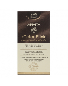 Apivita My Color Elixir Coloração Permanente Cor 7.35 Loiro Dourado Mogno