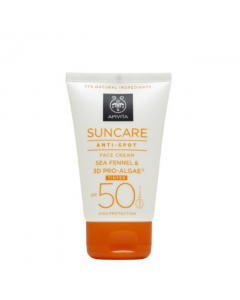 Apivita Suncare Creme Solar de Cor SP50 Antimanchas 50ml