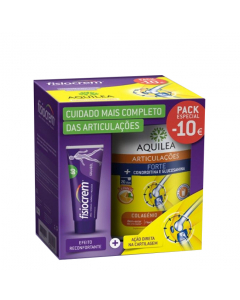 Aquilea Kit Articulações Suplemento Pó Forte + Fisiocrem