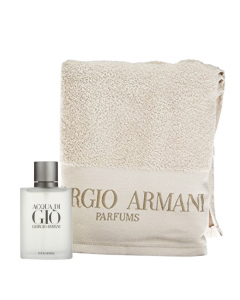 Acqua Di Gio de Giorgio Armani Coffret Perfume Masculino oferta Toalha 100ml