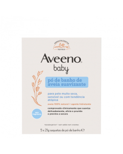 Aveeno Baby Pó de Banho de Aveia Suavizante 5x21gr 