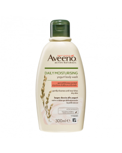 Aveeno Daily Gel de Banho Hidratante de Iogurte Damasco e Mel 300ml