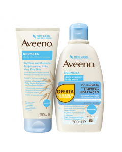 Aveeno Dermexa Kit Creme + Gel de Banho