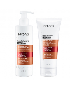 Dercos Kera Solutions Kit Shampoo + Máscara Reconstituinte