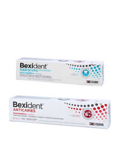 Bexident Pack Anticáries Pasta Dentes + Gengivas Pasta Dentífrica Manutenção 125+75ml