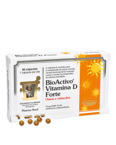 Bioactivo Vitamina D Forte Cápsulas 80un.