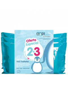 Bioderma ABCDerm Trio Toalhitas 3x60un.