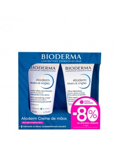 Bioderma Atoderm Duo Creme Mãos 2x50ml