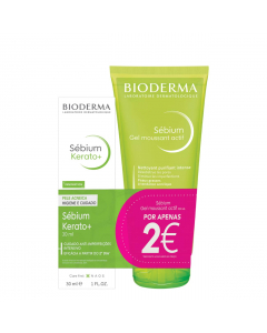 Bioderma Sébium Pack Kerato Anti-imperfeições + Gel Moussant Actif