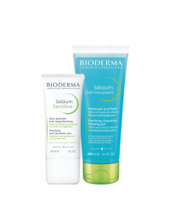 Bioderma Sébium Pack Sensitive Creme Oferta Gel Moussant 200ml