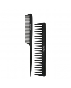 Cantu Style Carbon Fiber Combs Pentes 2un.