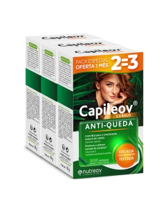 Nutreov Capileov Pack Cápsulas Queda de Cabelo 3x30un.