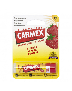 Carmex Stick Bálsamo Labial Morango SPF15 4.25gr
