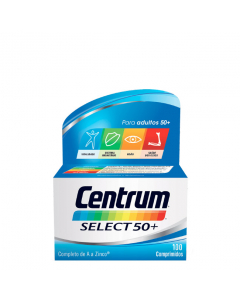Centrum Select 50+ Multivitamínico Comprimidos Revestidos 100un.