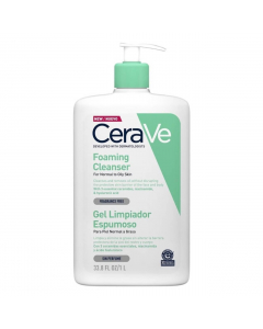 Cerave Foaming Cleanser Gel Espuma de Limpeza Purificante-1000ml