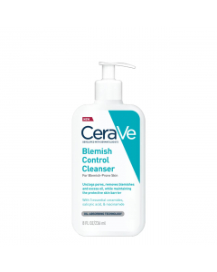Cerave Blemish Control Cleanser Gel Limpeza Anti-Imperfeições 236ml