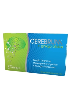 Cerebrum Ginkgo Biloba Ampolas Bebíveis 20unid.