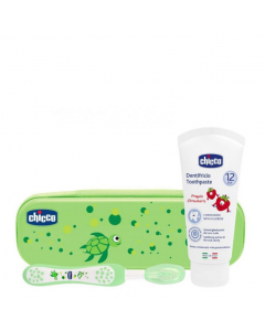 Chicco Kit Higiene Oral Verde 12M+