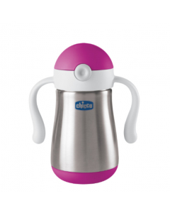 Chicco Power Cup Garrafa Térmica Rosa 237ml 18m+