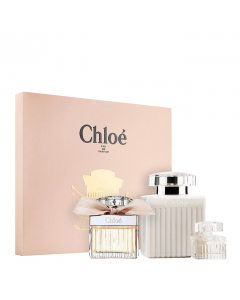 Chloé Signature Eau de Parfum de Chloé Coffret Perfume Feminino oferta Loção + Spray Mini 75+100+5ml