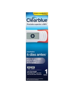 Clearblue Digital Teste Gravidez Ultra Antecipado 1un.