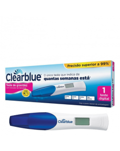 Clearblue Teste de Gravidez Indicador de Semanas 1un.