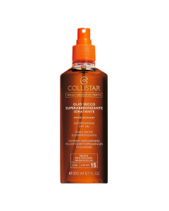 Collistar Superbronzeador Óleo Seco Hidratante FPS15 200ml