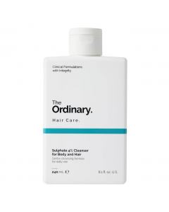 The Ordinary 4% Sulphate Cleanser Gel Limpeza Corpo e Cabelo 240ml