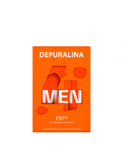 Depuralina 4 Men Cápsulas Queima-Gorduras 60un.