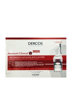 Dercos Aminexil Clinical Ampolas Tratamento Antiqueda Mulher
