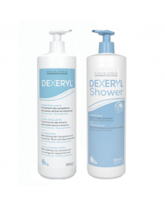Dexeryl Kit Creme Emoliente + Creme Duche