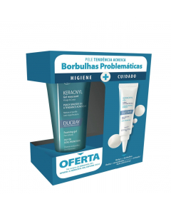 Ducray Keracnyl Coffret Borbulhas Problemáticas Gel Limpeza + Creme
