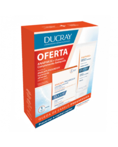Ducray Anacaps Progressiv Kit Antiqueda Cápsulas + Shampoo