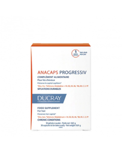 Ducray Anacaps Progressiv Anti-Queda Cápsulas 30un