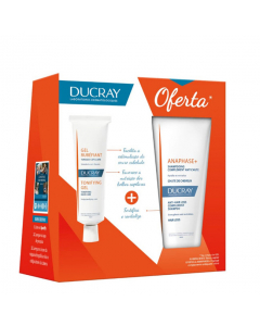 Ducray Anaphase Kit Antiqueda Gel Rubefaciente + Shampoo