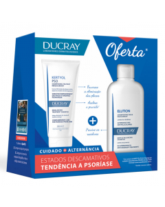 Ducray Kit Estados Descamativos Kertyol PSO Shampoo + Elution Shampoo