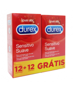 Durex Sensitivo Suave Duo Preservativos