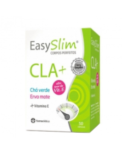 Easyslim CLA+ Cápsulas Chá Verde Erva Mate e Vitamina E 50un.