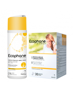 Ecophane Fortificante Cabelos e Unhas Pack Saquetas Oferta Shampoo Fortificante