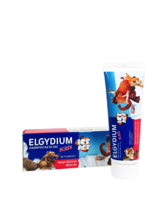 Elgydium Kids Idade do Gelo Gel Dentífrico Morango 50ml
