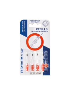 Elgydium Clinic Escovilhões Recargas Vermelho 4un.