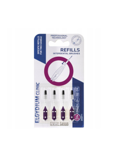 Elgydium Clinic Escovilhões Recargas Roxo 1.8mm 4un.