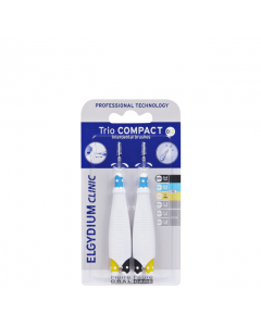 Elgydium Clinic Escovilhões Trio Compact Misto Muito Estreitos 6un.